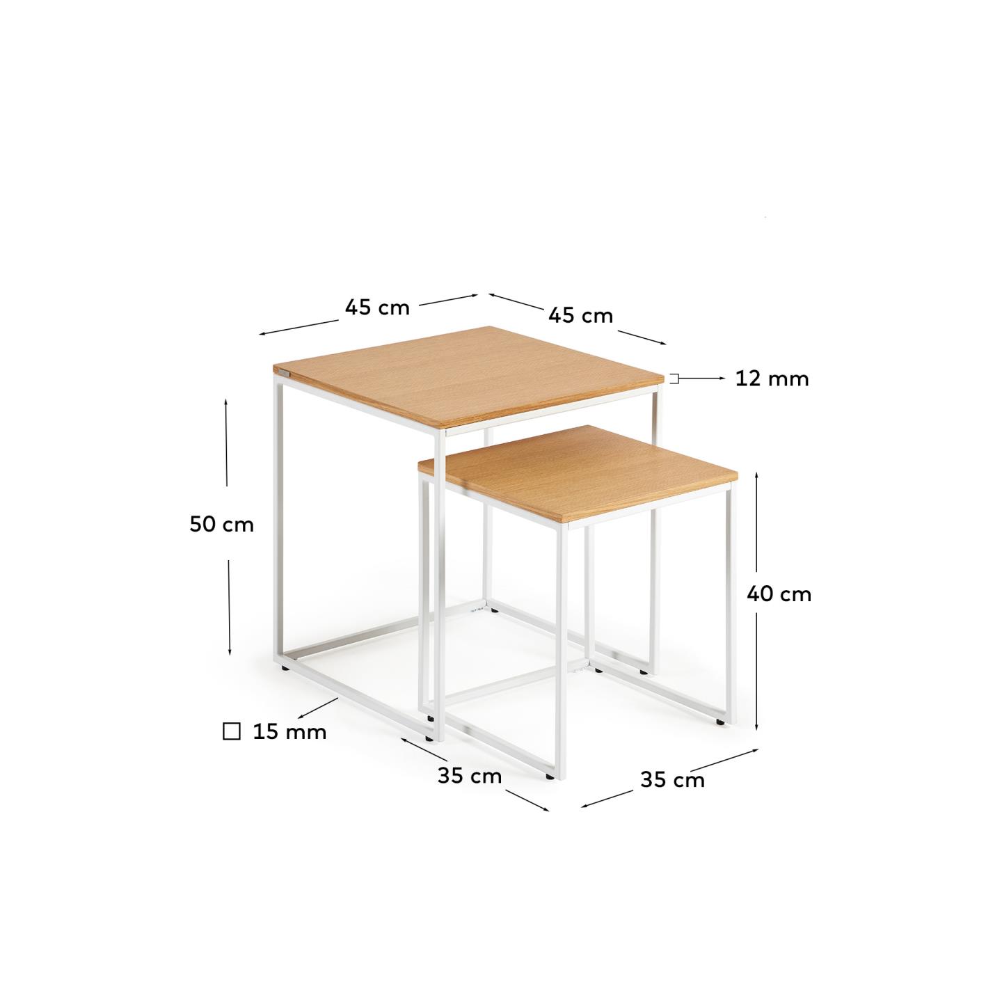 KAVE HOME Couchtisch-Set  YOANA