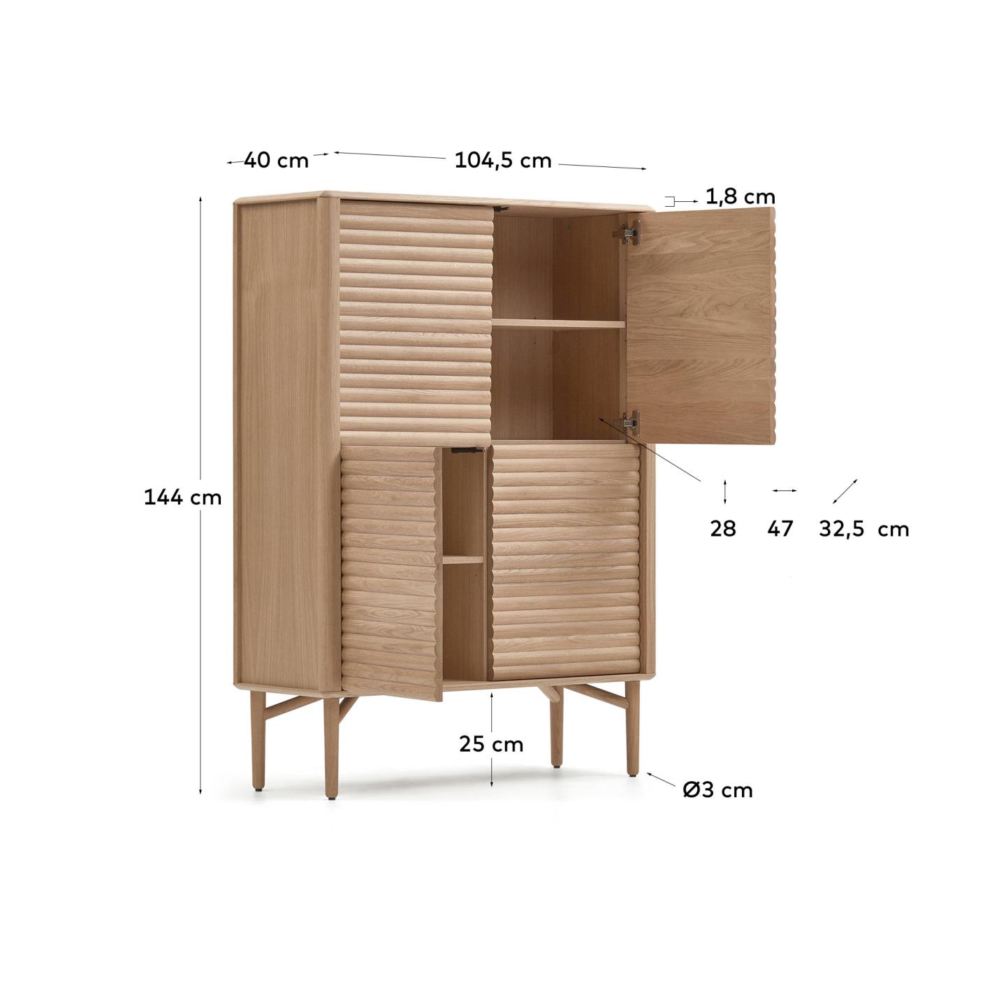 KAVE HOME Highboard LENON