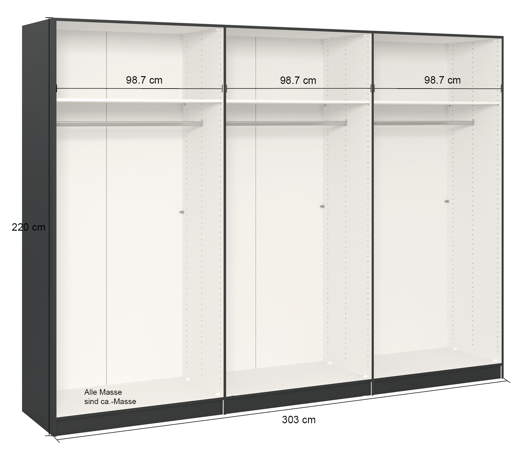 JUTZLER Kleiderschrank LONGLINE