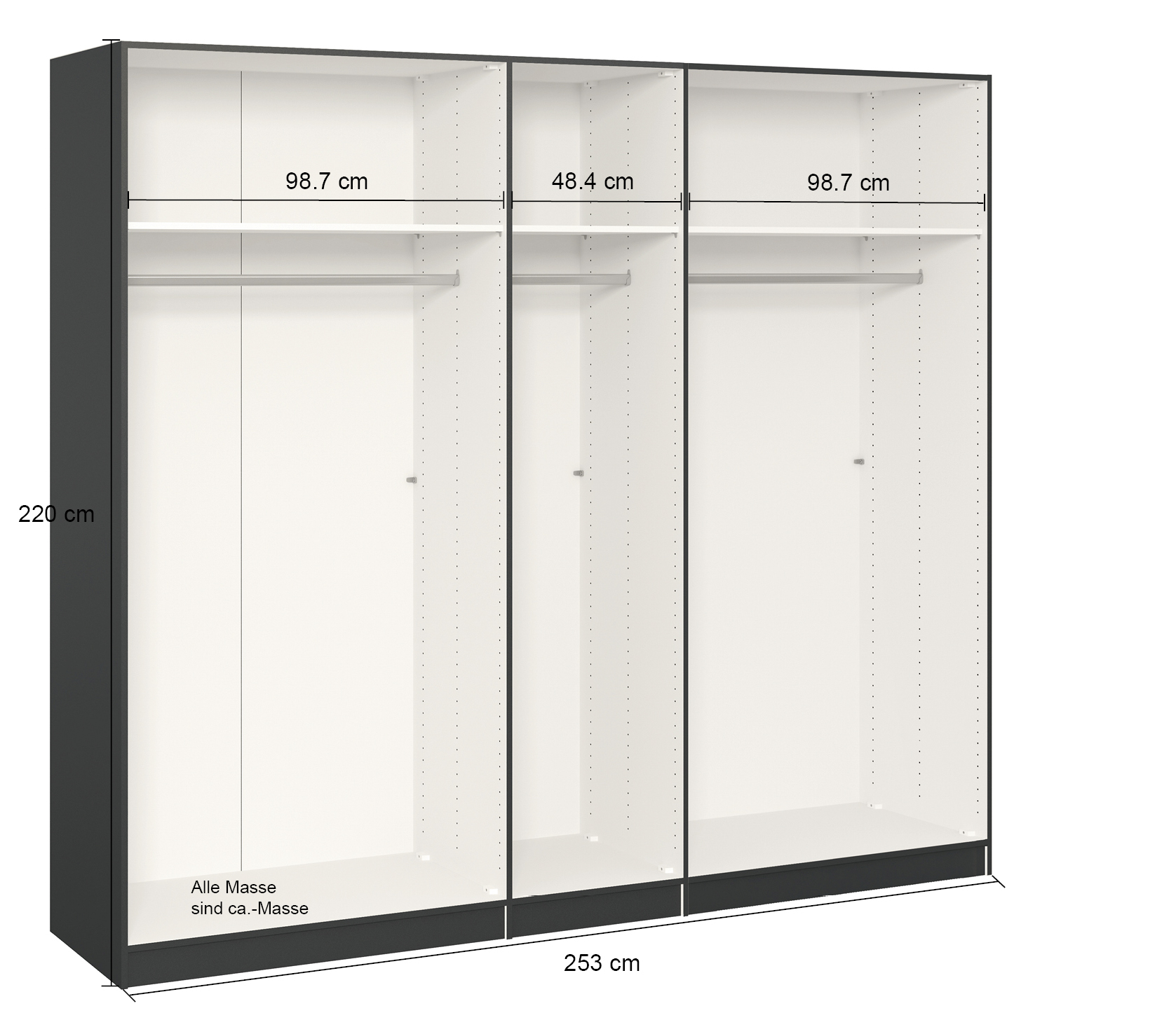 JUTZLER Kleiderschrank LONGLINE