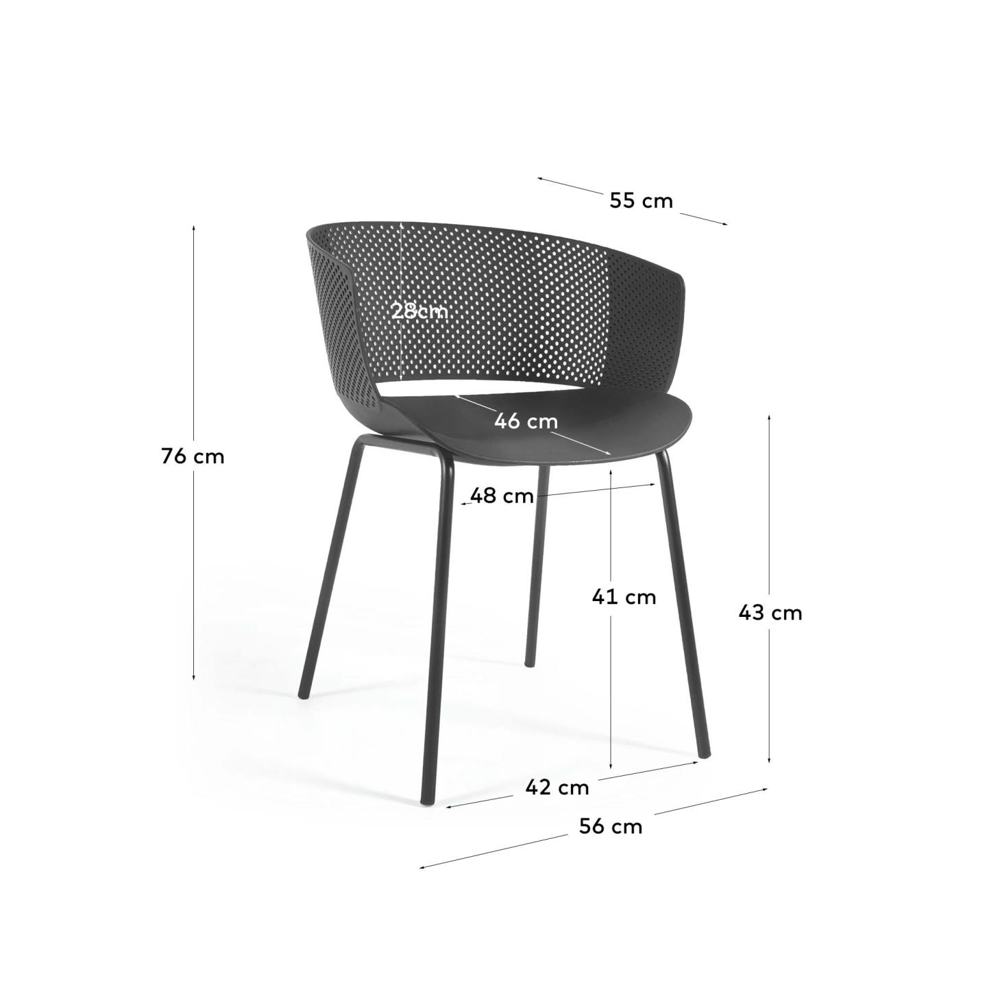 KAVE HOME Gartenstuhl YERAY