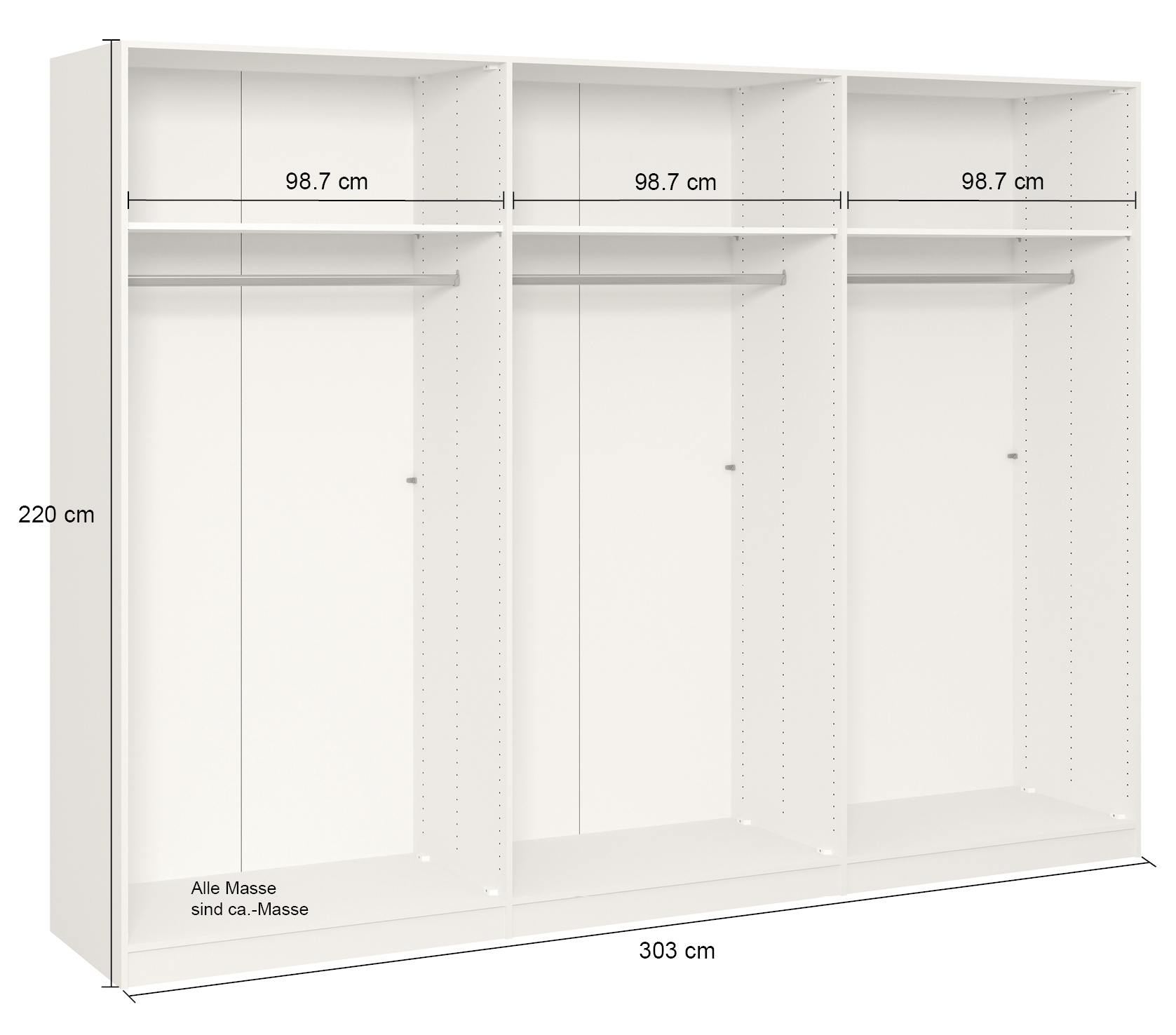 JUTZLER Kleiderschrank LONGLINE