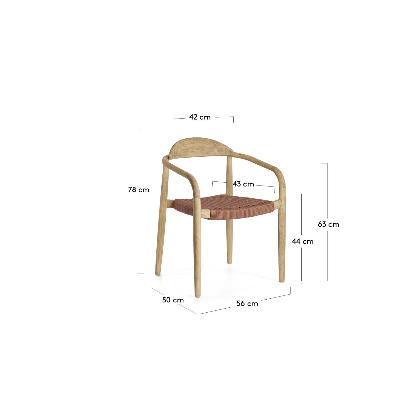 KAVE HOME Gartenstuhl NINA