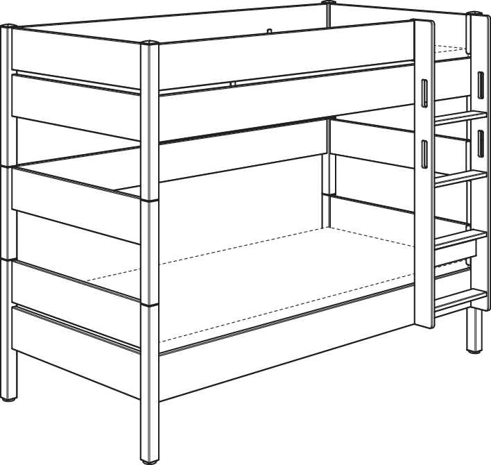 PAIDI Etagenbett Kira