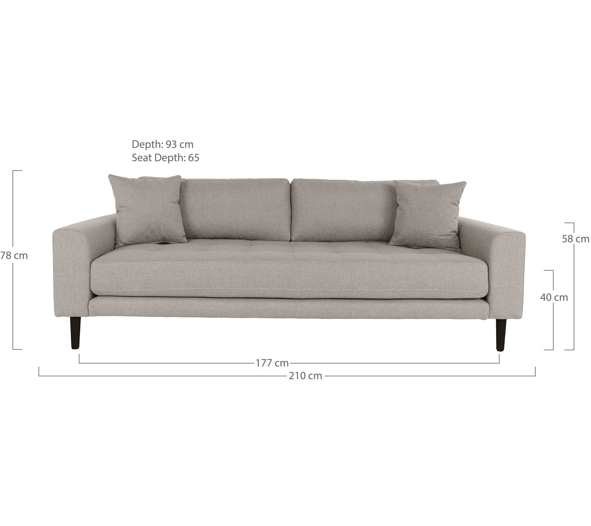 HOUSE NORDIC Sofa LIDO