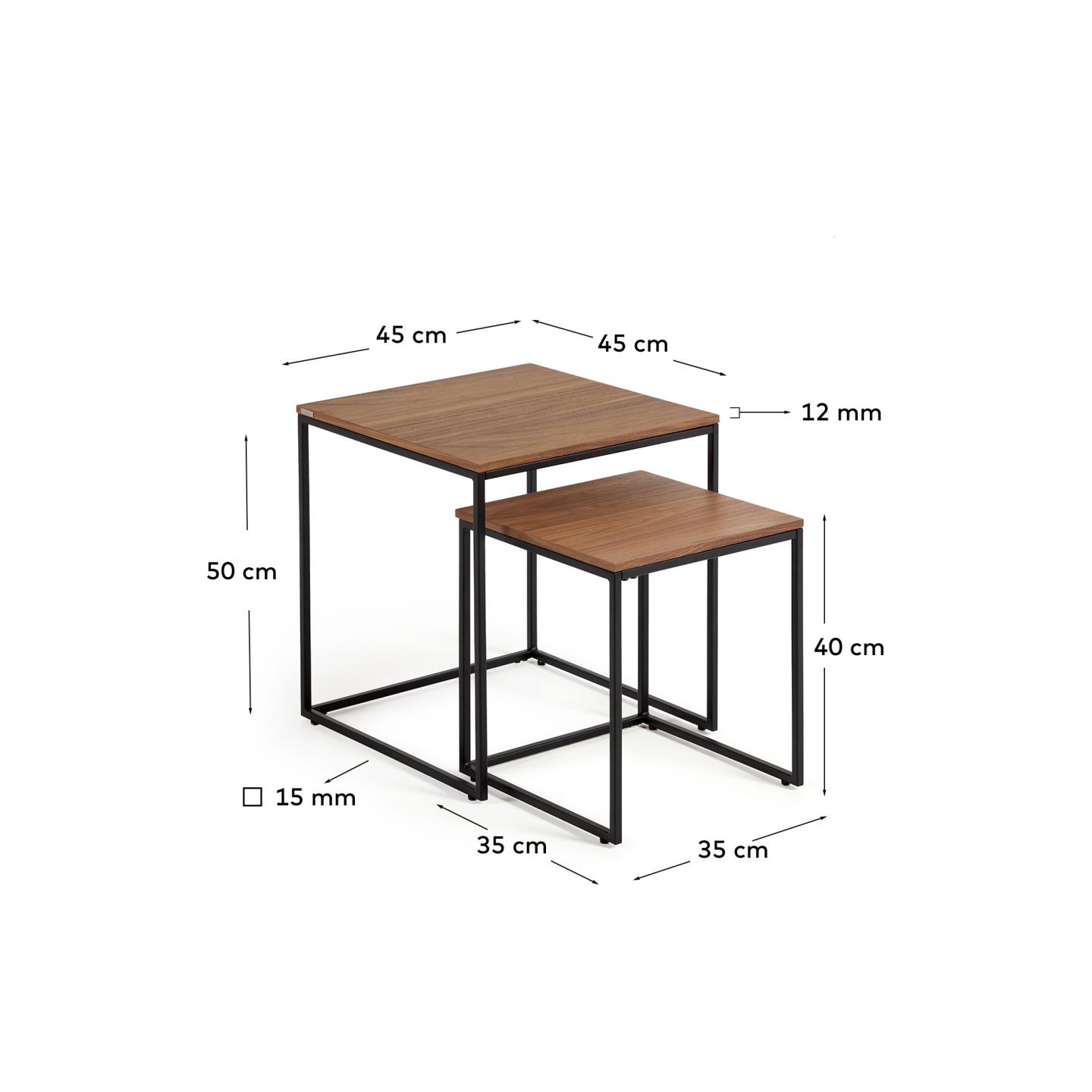 KAVE HOME Couchtisch-Set  YOANA