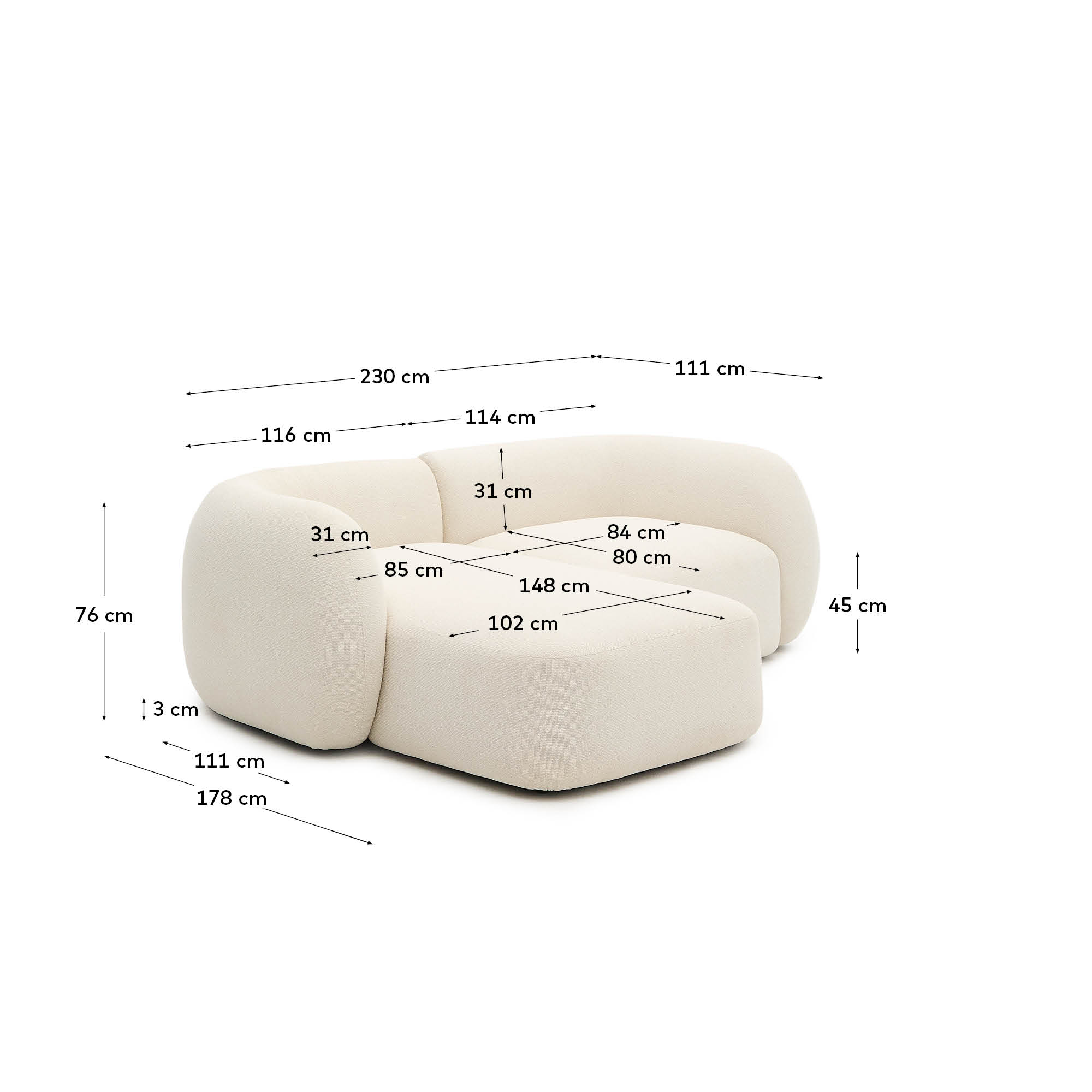 KAVE HOME Daybed MARTINA