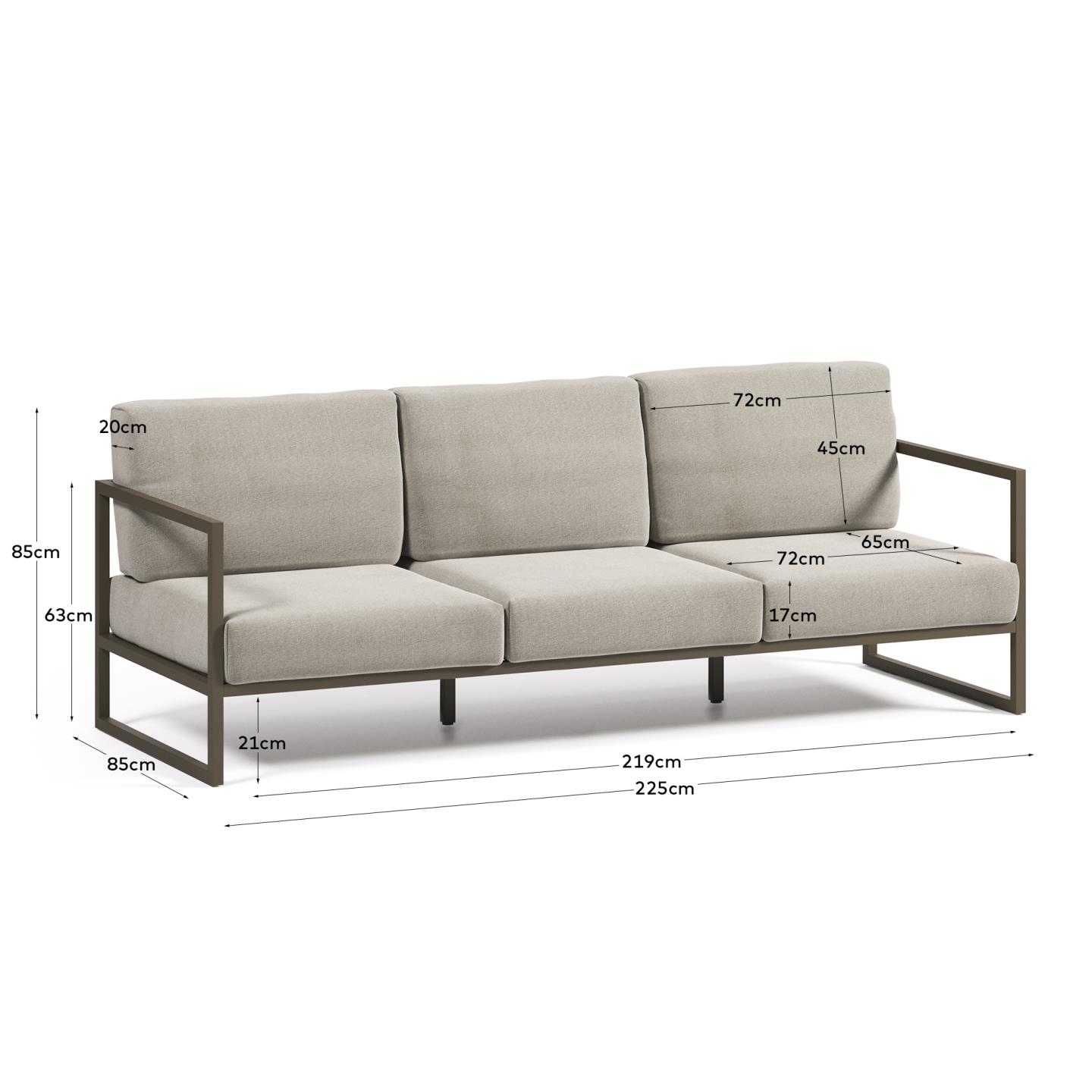 KAVE HOME Gartensofa COMOVA