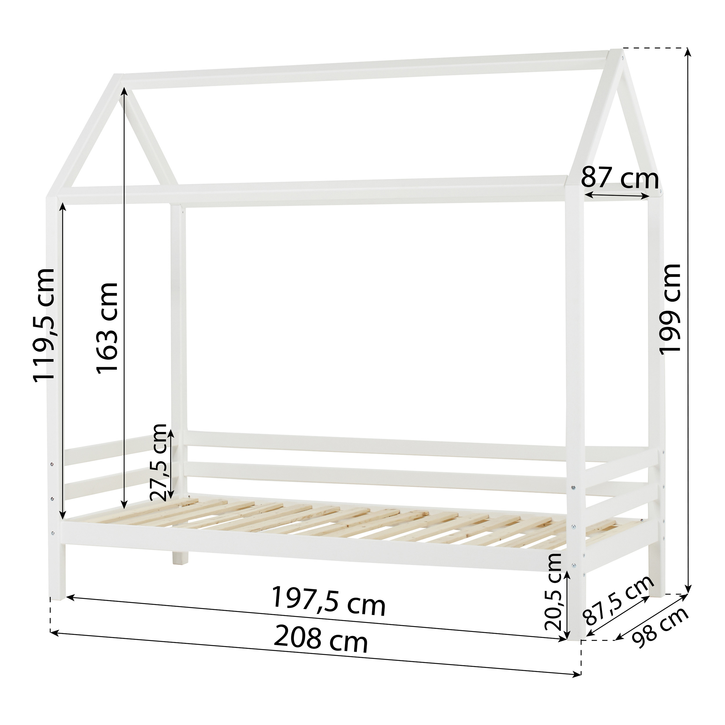 HOPPEKIDS Hausbett ECO DREAM