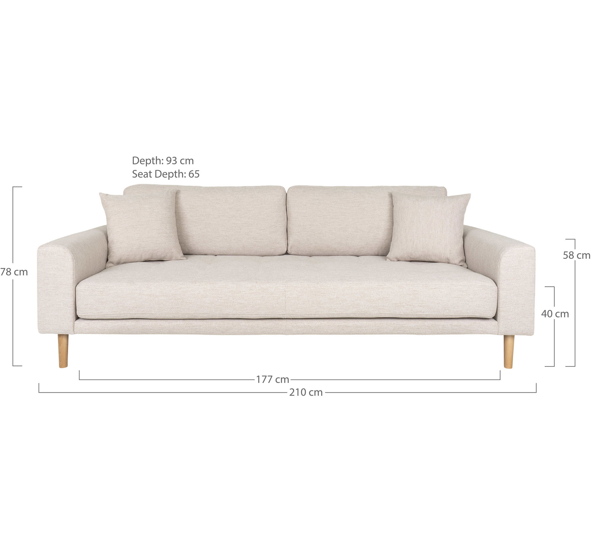 HOUSE NORDIC Sofa LIDO