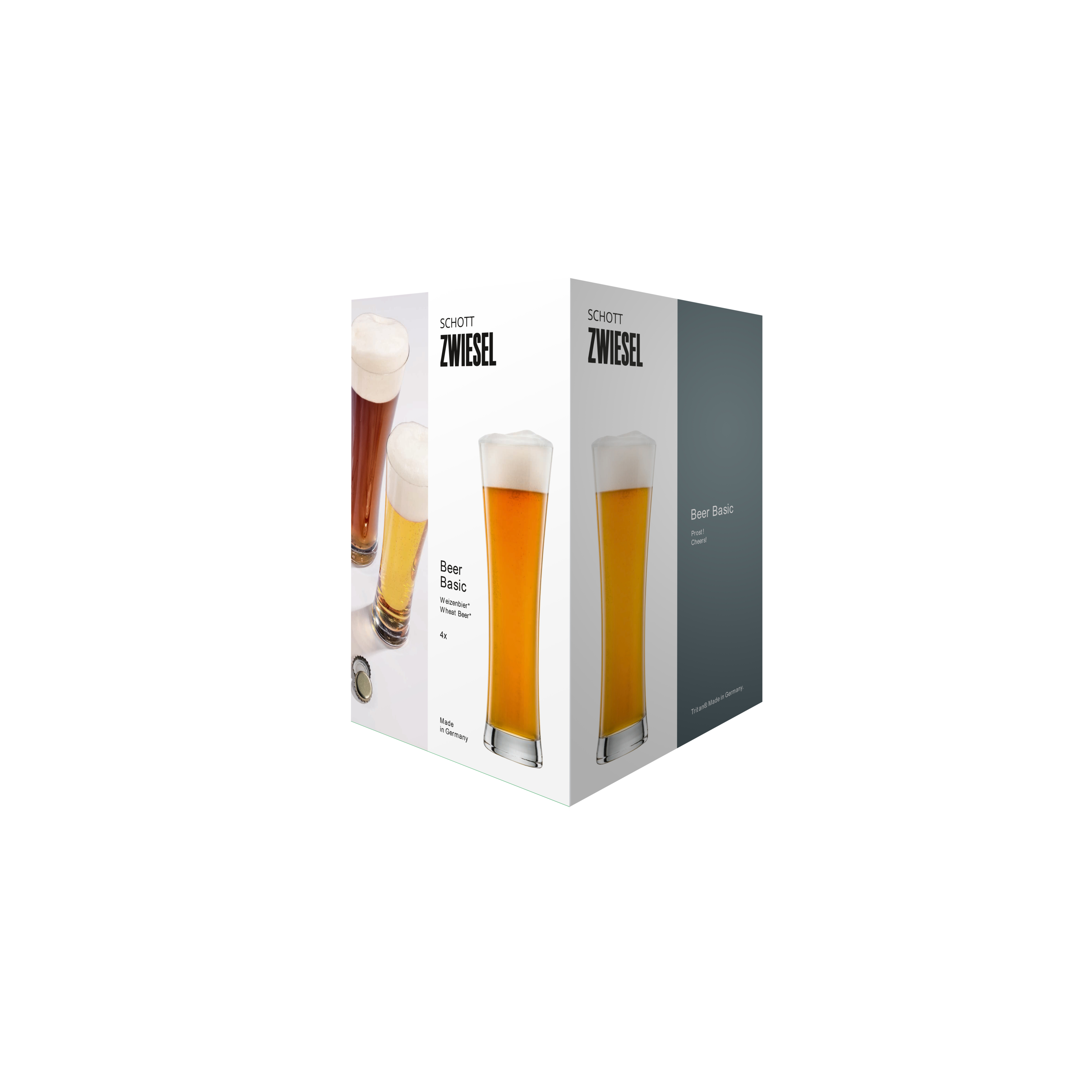 ZWIESEL Weizenbier Glas Set 4tlg