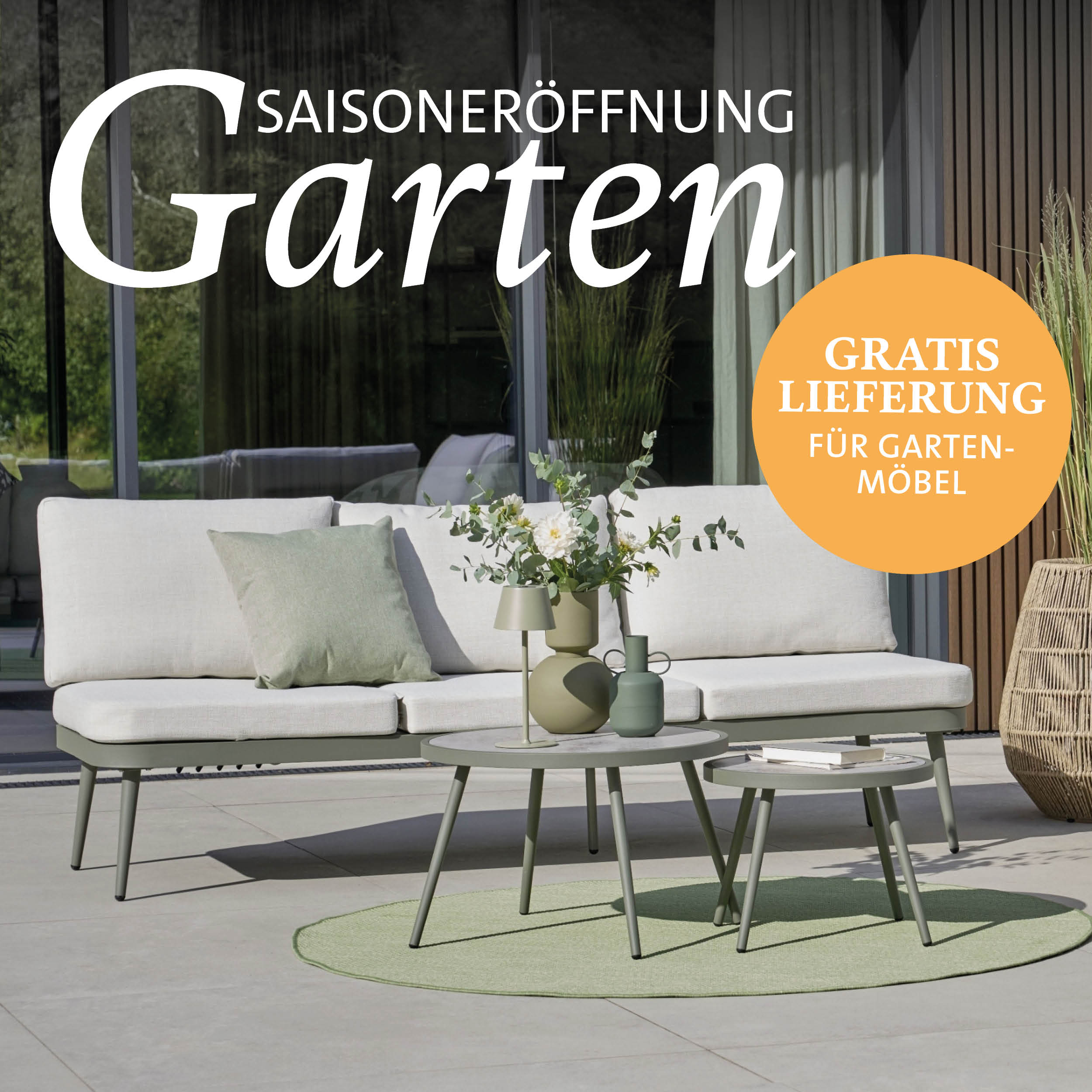 Saisoneröffnung Garten