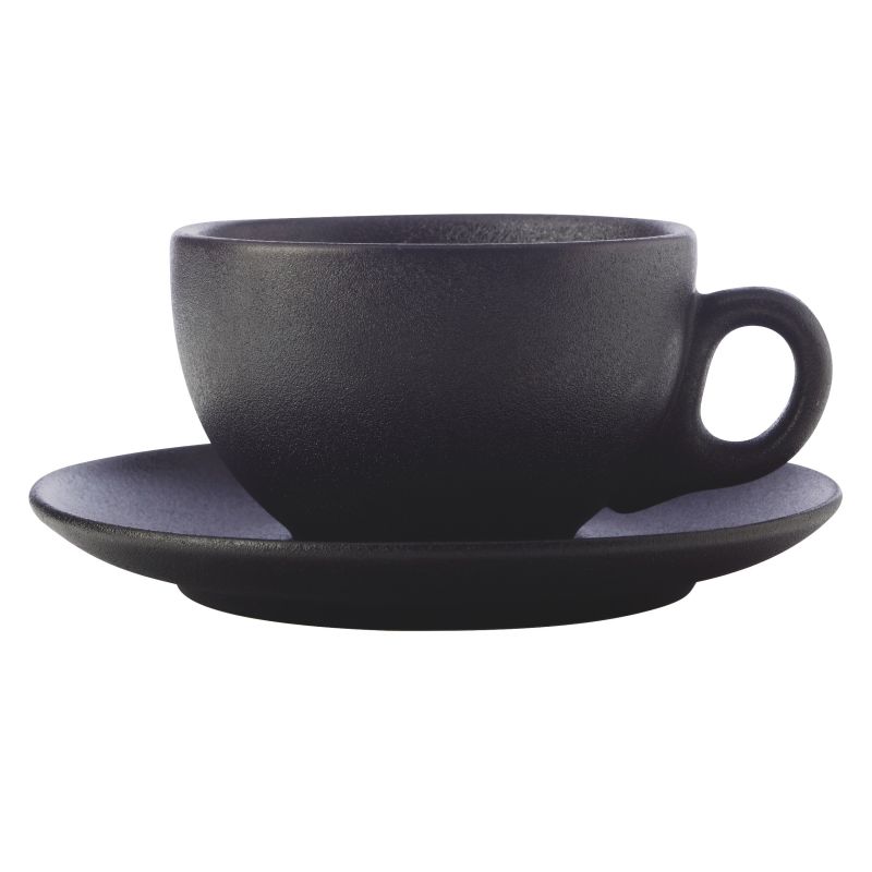 MAXWELL&WILLIAMS Tasse mit Untertasse CAVIAR BLACK