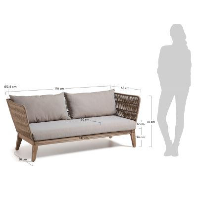 KAVE HOME Gartensofa BELLENY