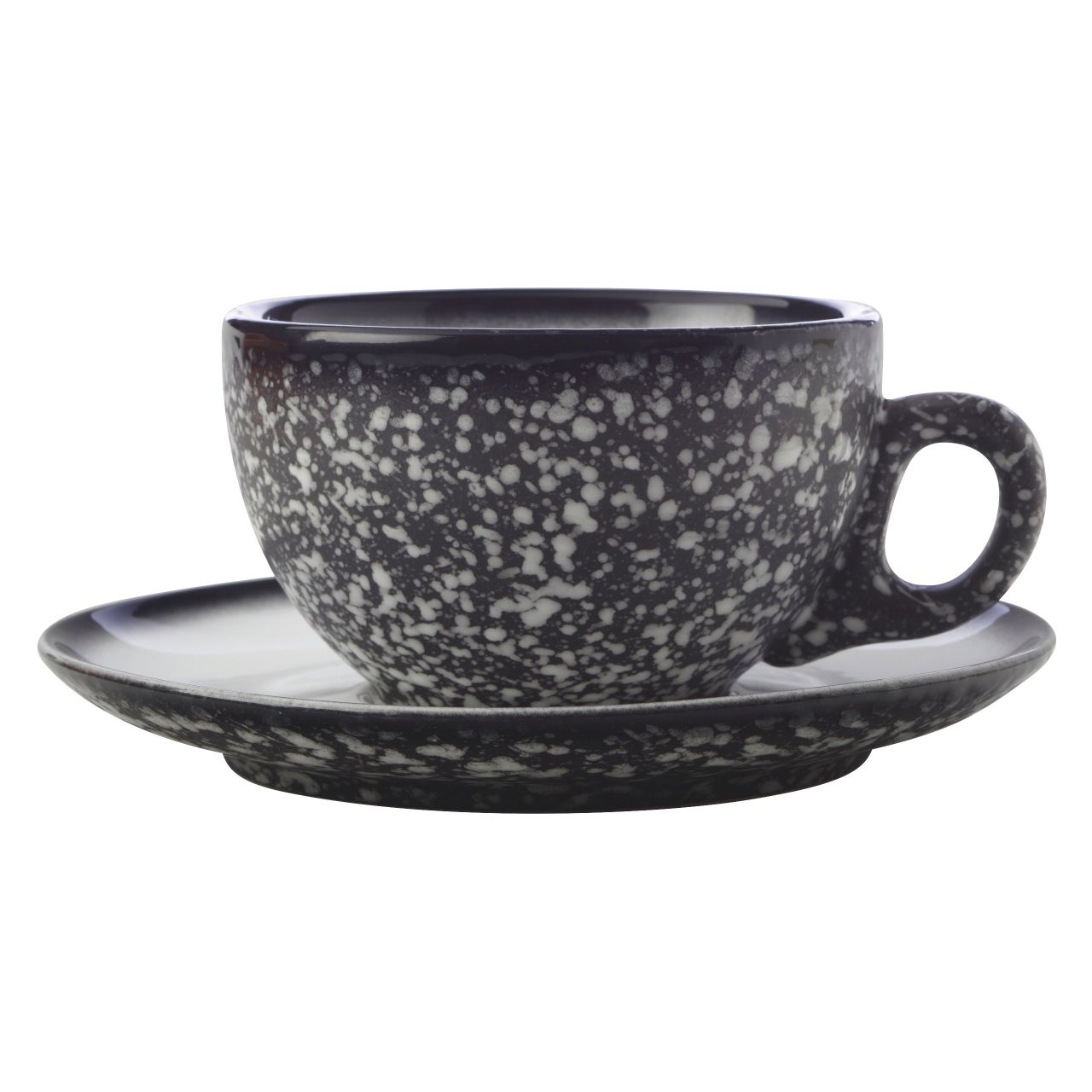 MAXWELL&WILLIAMS Tasse mit Untertasse CAVIAR GRANITE